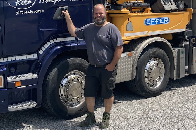 Markus Graf – Kranführer und Mechaniker Roth Transport AG