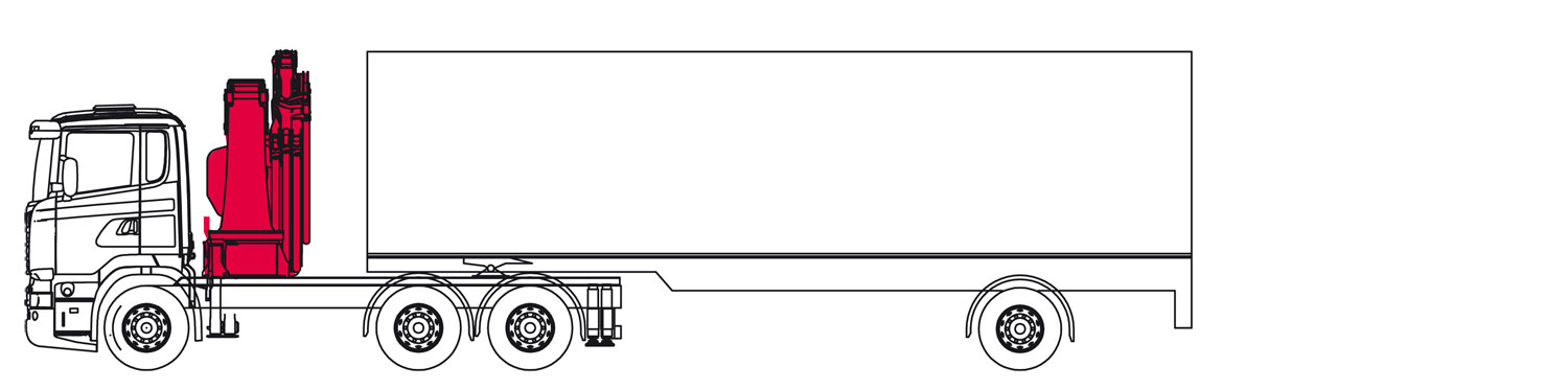 HMF Kranfahrzeug der Roth Transport AG