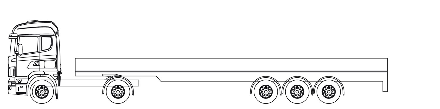 Spezialtransporter 2 mit Brücken-Auflieger der Roth Transport AG